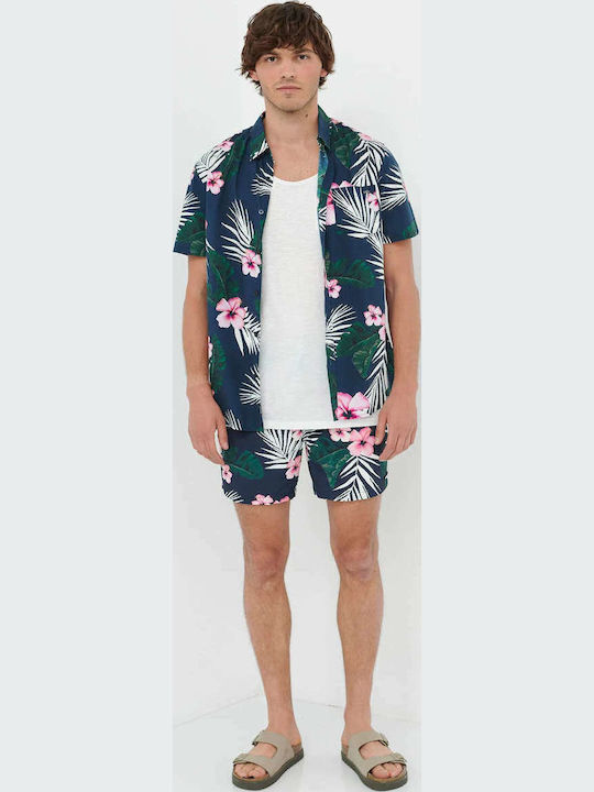 Ανδρικό Μαγιό Σορτς Navy Μπλε Floral