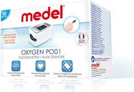 Medel Oxygen PO01 Fingertip Pulse Oximeter White