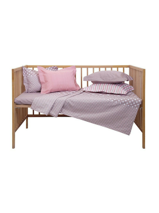 Anna Riska Mix & Match Βρεφικό Κουβερλί Βαμβακερό 53 Λινό 110x150cm