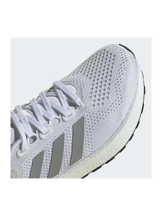 Pureboost 22 Sport Shoes Running Cloud White / Silver Metallic / Core Black