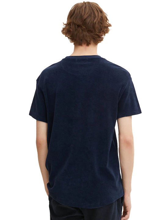 Tom Tailor Men's Short Sleeve T-shirt Navy Blue