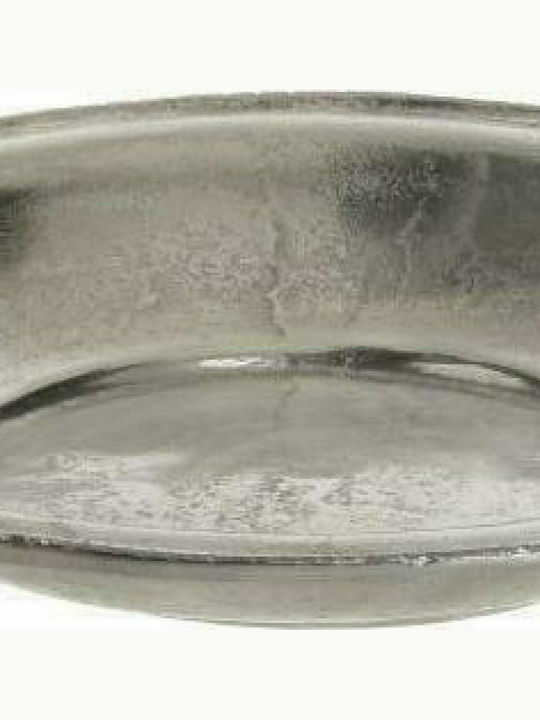 Inart Декоративна купа Алуминий Silver 44x35x6см 1бр