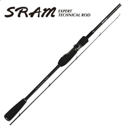 Tict Sram EXR-66T-SIS Риболовен прът за Лек рокфишинг 1.99м 0.1-4гр