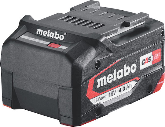 Metabo Μπαταρία Εργαλείου Λιθίου 18V με Χωρητικότητα 4Ah