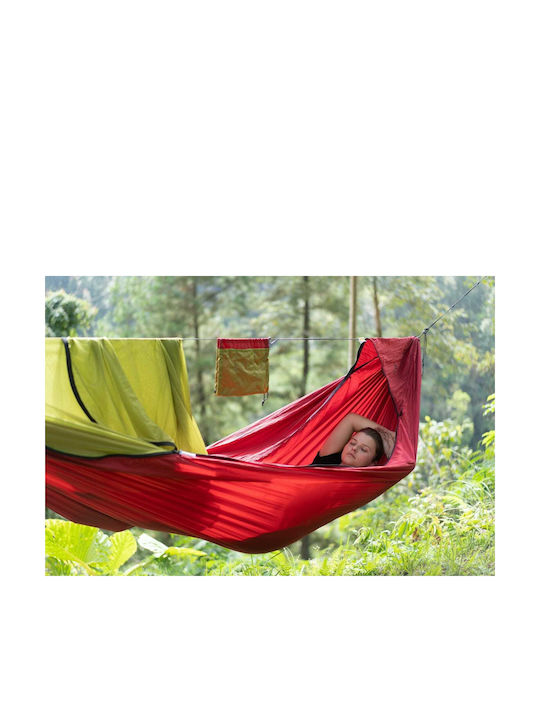 Ticket To The Moon Parachute Double Hammock Burgundy 310x200cm