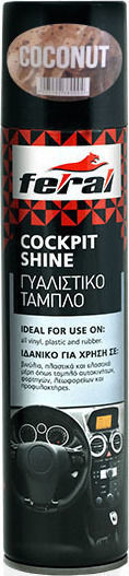 Feral Dashboard Polish Polishing Spray for Car Dashboard with Aroma Coconut 750ml