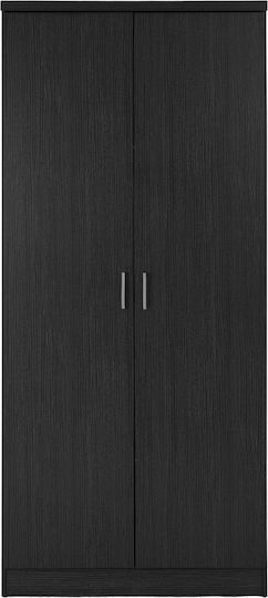 Doppeltür Kleiderschrank Jenna Zebrano 80x43x181cm