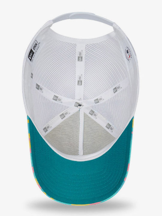 New York Yankees Women's Trucker Cap Turquoise Camo