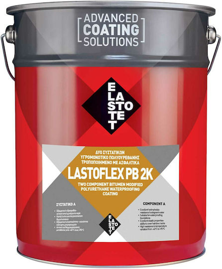 Elastotet Lastoflex PB 2K Ελαστομερές Επαλειφόμενο Στεγανωτικό Πολυουρεθάνης 2 Συστατικών 10lt Μαύρο