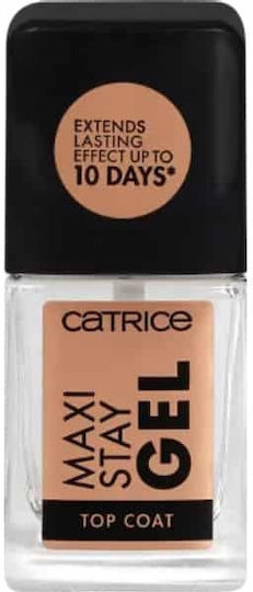 Catrice Cosmetics Maxi Stay Top Coat για Απλά Βερνίκια 10.5ml
