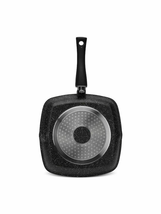 Edenberg Grill With Lid made of Aluminum with Stone Coating 28cm