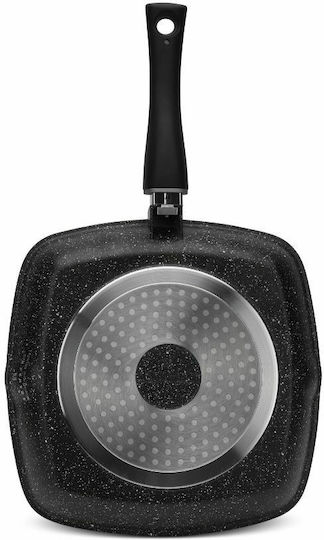 Edenberg Grill With Lid made of Aluminum with Stone Coating 28cm