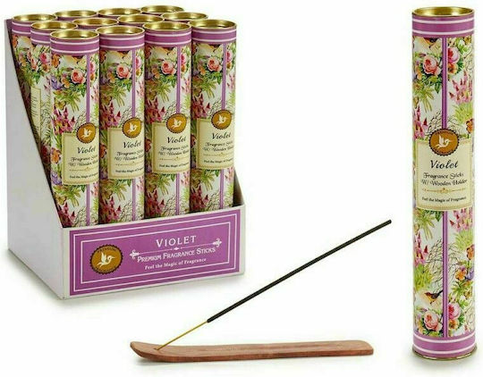 BigBuy Βάση για Incense sticks με Άρωμα Βιολετί S3605431 31τμχ