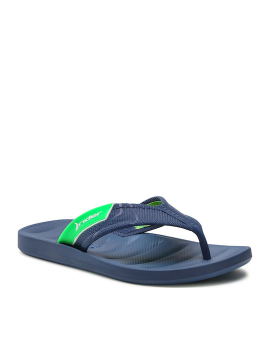 Free Mix Thong Ad Men's Flip Flops Blue