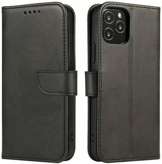 Hurtel Magnet Elegant Книга Изкуствена кожа Черен (11 Pro 5G / 11 Pro)