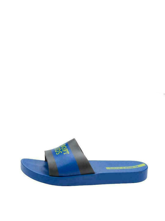 B-Soft Kids' Slides Blue