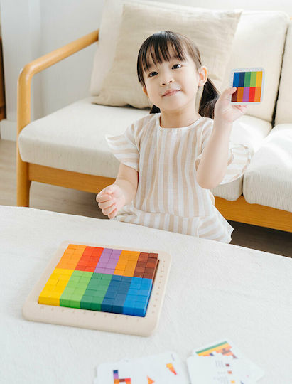 Plan Toys Κύβοι για Μέτρημα Educational Game Knowledge made of Wood for 3+ years Years Old