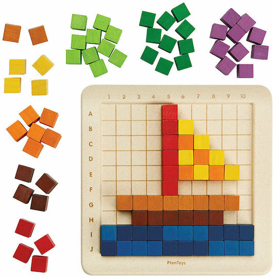 Plan Toys Κύβοι για Μέτρημα Educational Game Knowledge made of Wood for 3+ years Years Old