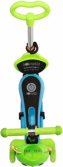 Lorelli Kinderroller Klappbar Smart Plus 3-Rad mit Sitz für 3+ Jahre Grün