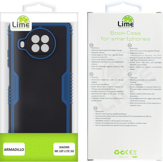 Lime Armadillo Camera Guard Задна корица Пластмаса Син (Xiaomi Mi 10T Lite)