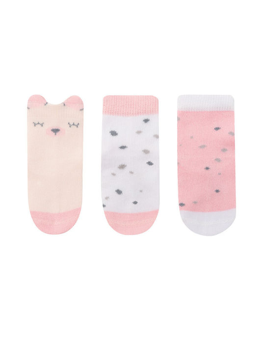 Kikka Boo Girls 3 Pack Knee-High Socks Pink