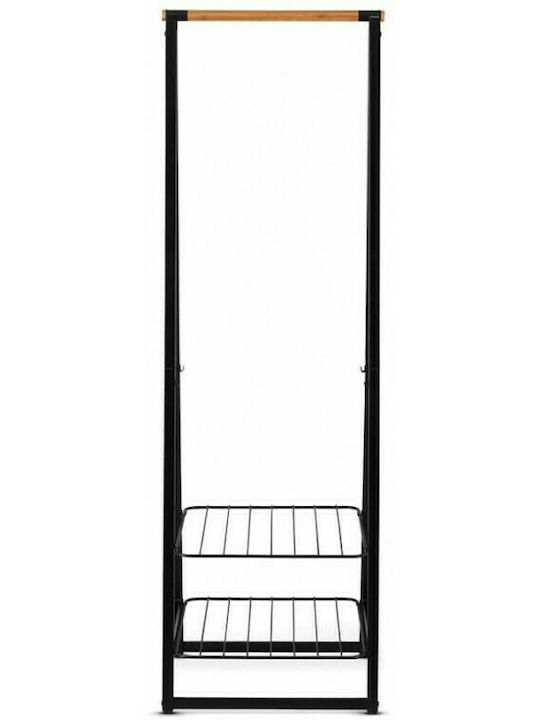 Brabantia Floor Garment Rack made of Metal Black 60x57x190cm
