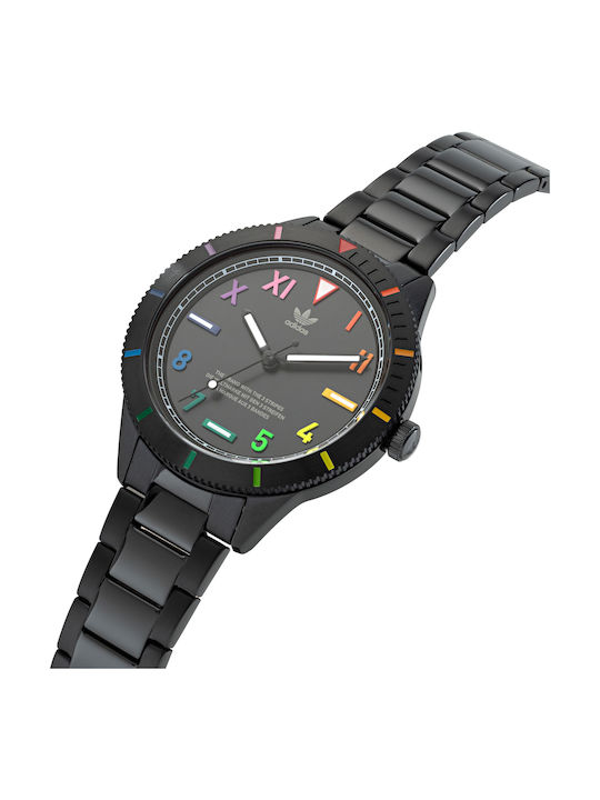 adidas Edition Three Women's Watch with Black Metal Bracelet