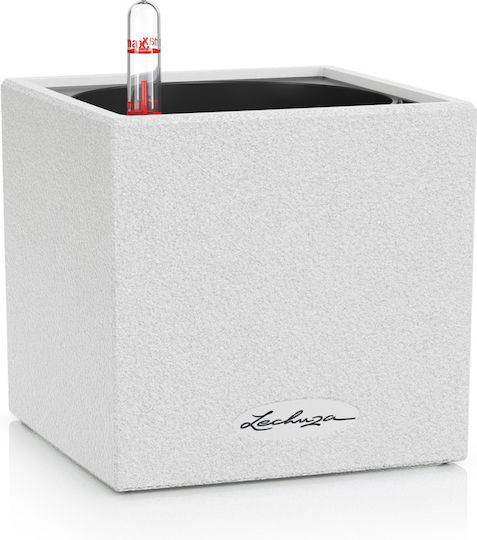 Lechuza Canto Stone Selbstbewässernd Topf Kunststoff Stone Grey 14x14x13.5cm.