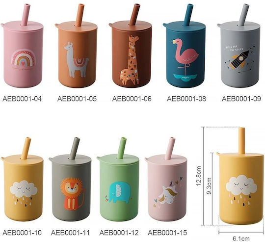Baby Donkey Baby Cup Elephant made of Silicone Green 160ml for 6m+m+