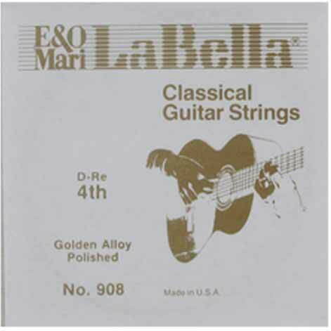 La Bella 908 Μονή Χορδή Κλασικής Κιθάρας 30" Medium-High Tension