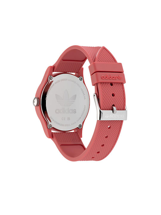 Adidas Street Project One Watch Solar with Pink Rubber Strap