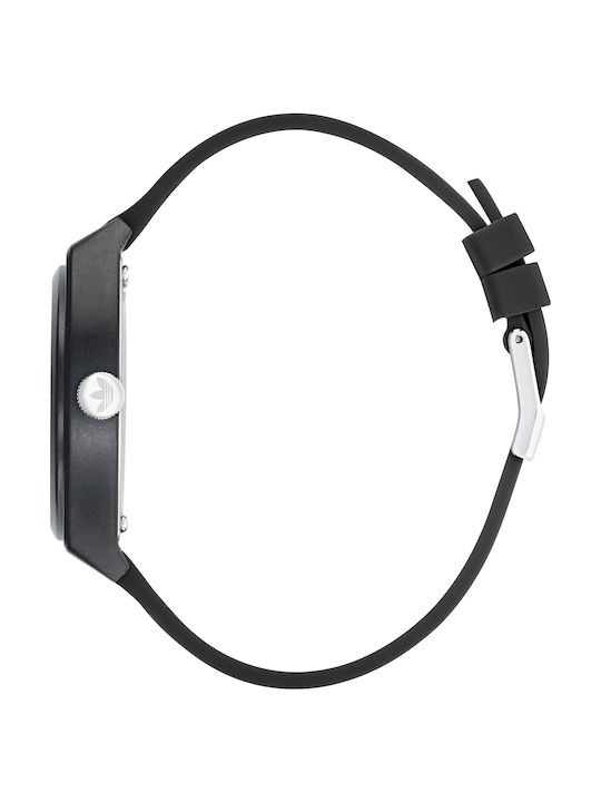adidas Street Project Two Women's Watch with Black Rubber Strap