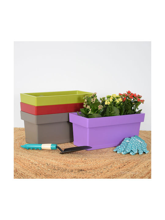 Viomes Linea Planter Box Plastic Pencil 38x18x17cm.