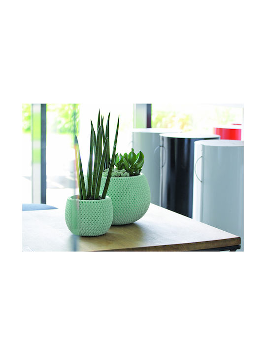 Prosperplast Splofy Bowl Planter Planter Plastic Green 14.4x14.4x11cm.