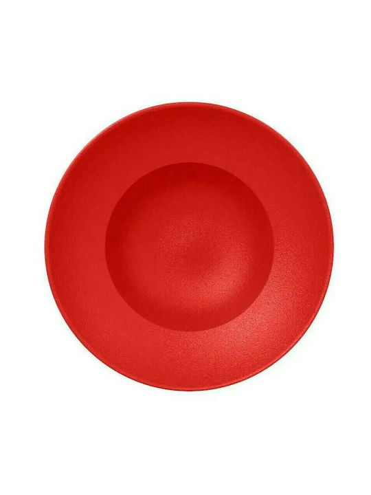 Rak Porcelain Neofusion Πιάτο Ζυμαρικών από Πορσελάνη Κόκκινο με Διάμετρο 23cm