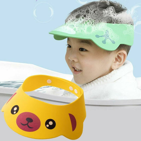 Protective Bath Hat Yellow 1pcs