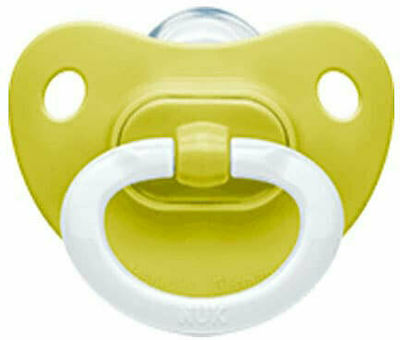 Nuk Orthodontic Pacifier Silicone Classic Fashion Green with Case for 0-6 months 1pcs