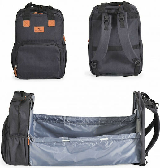 Cangaroo Diaper/Crib Backpack Liana 109344 Black