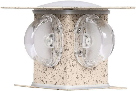 GloboStar Cina Iluminat Exterior Montat Pe Perete Spot Led Ip65 10w Cu Lumină Rgb Dublu Fascicul