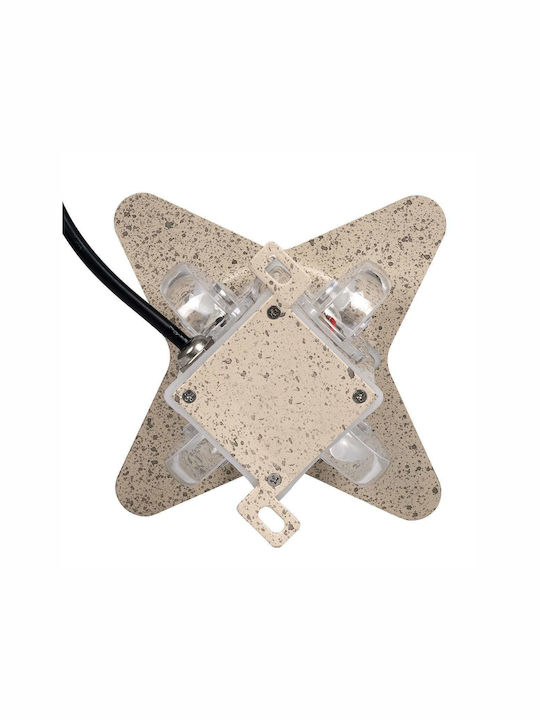 GloboStar Cina Επιτοίχιο Εξωτερικό Σποτ LED IP65 10W με RGB Φως Διπλής Δέσμης