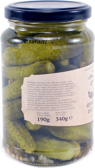 Μπάρμπα Γιάννη Τουρσί Αγγουράκια 340gr