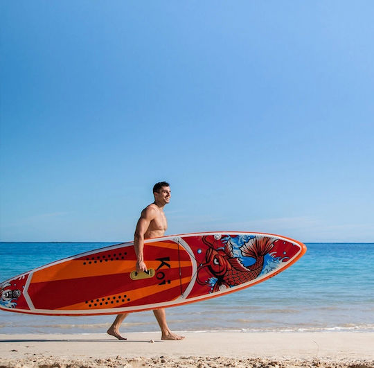 Funwater Koi 11′6″ Inflatable SUP Board with Length 3.5m Red