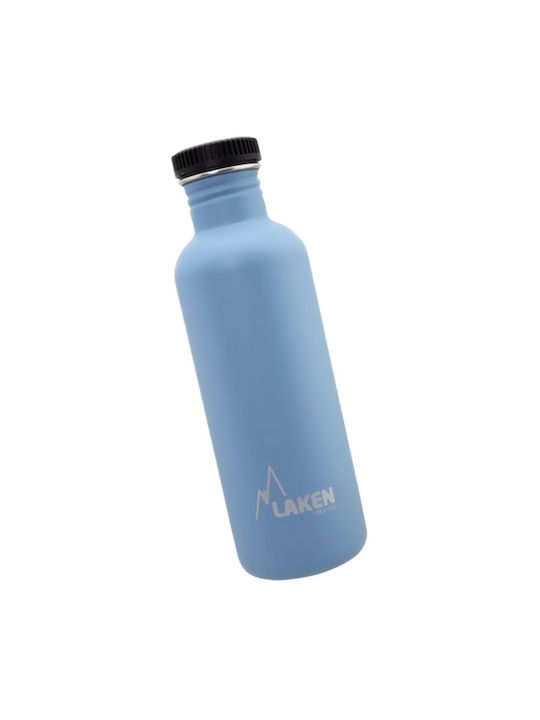 Laken Basic Steel Plain Παγούρι Ανοξείδωτο 1000ml Μπλε