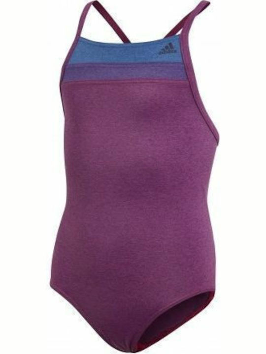 adidas Kids Swimwear One-Piece Burgundy