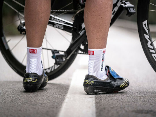 Compressport Calf Cycling Socks White V3 Smart