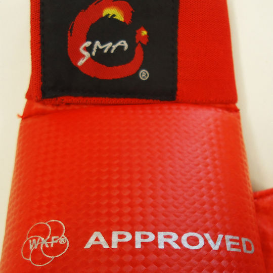 SMAI 4008805 Προστατευτικά Γάντια για Karate Κόκκινα