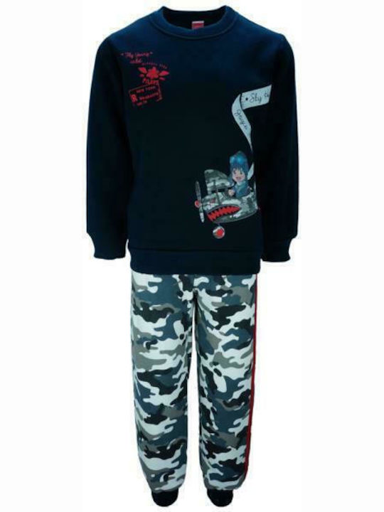 Joyce Kids Sweatpants Set Blue 2pcs