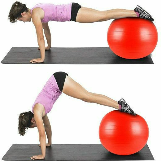 King Lion Ball Pilates 55cm in Red Color