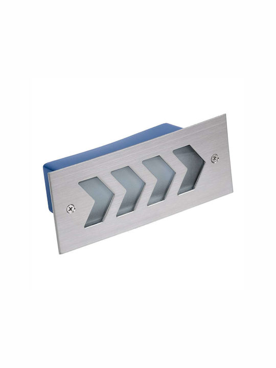 GloboStar Wandmontierte Außenbeleuchtung Deckenleuchte LED IP67 6W mit Natürliches Weiß Licht 17x7x5.5cm