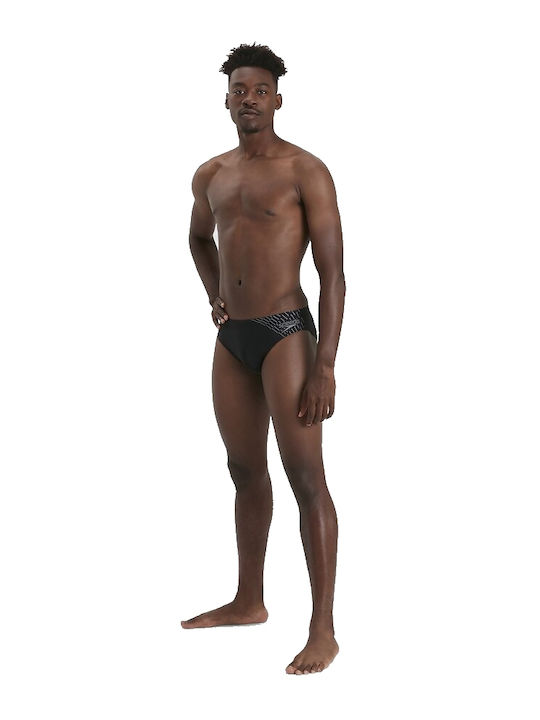 Medley Costum de Baie Bărbătesc Slip Negru